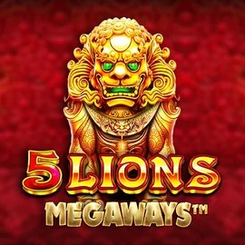 Official Slots logo: 5 Lions Megaways by Pragmatic Play at Gambloria Casino