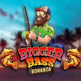 Bigger Bass Bonanza online game logo by Pragmatic Play on gambloriaa.at