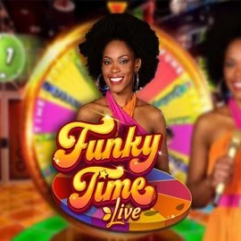 Funky Time slot icon by Evolution, available at Gambloria Casino