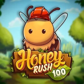 Honey Rush 100 slot logo by Play'n GO at Gambloria Casino