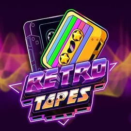 Retro Tapes logo by Push Gaming at Gambloria Casino