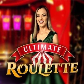 Ultimate Roulette online game logo by Ezugi on gambloriaa.at